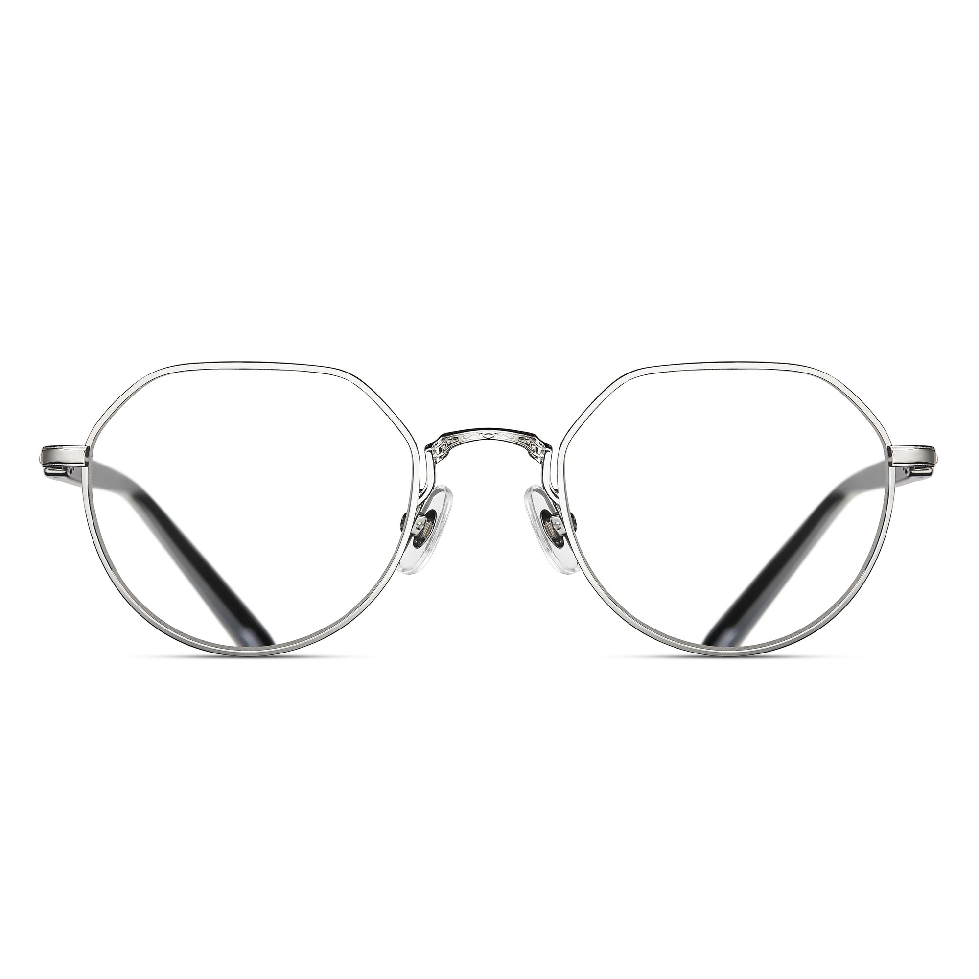 M3108 Panto Optical | Palladium White | Clear Lens | 51MM