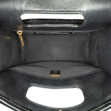 Chanel | Pre-Owned Mini Quilted Patent Graphic Catch Flap | Black