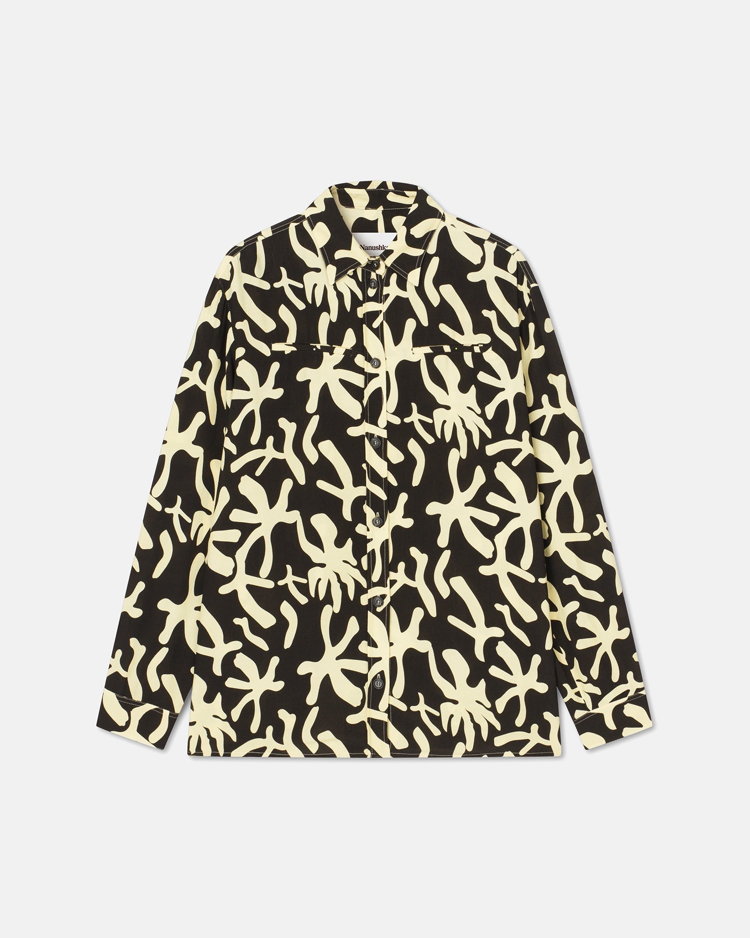 Marije Printed Crepe Shirt | Reef