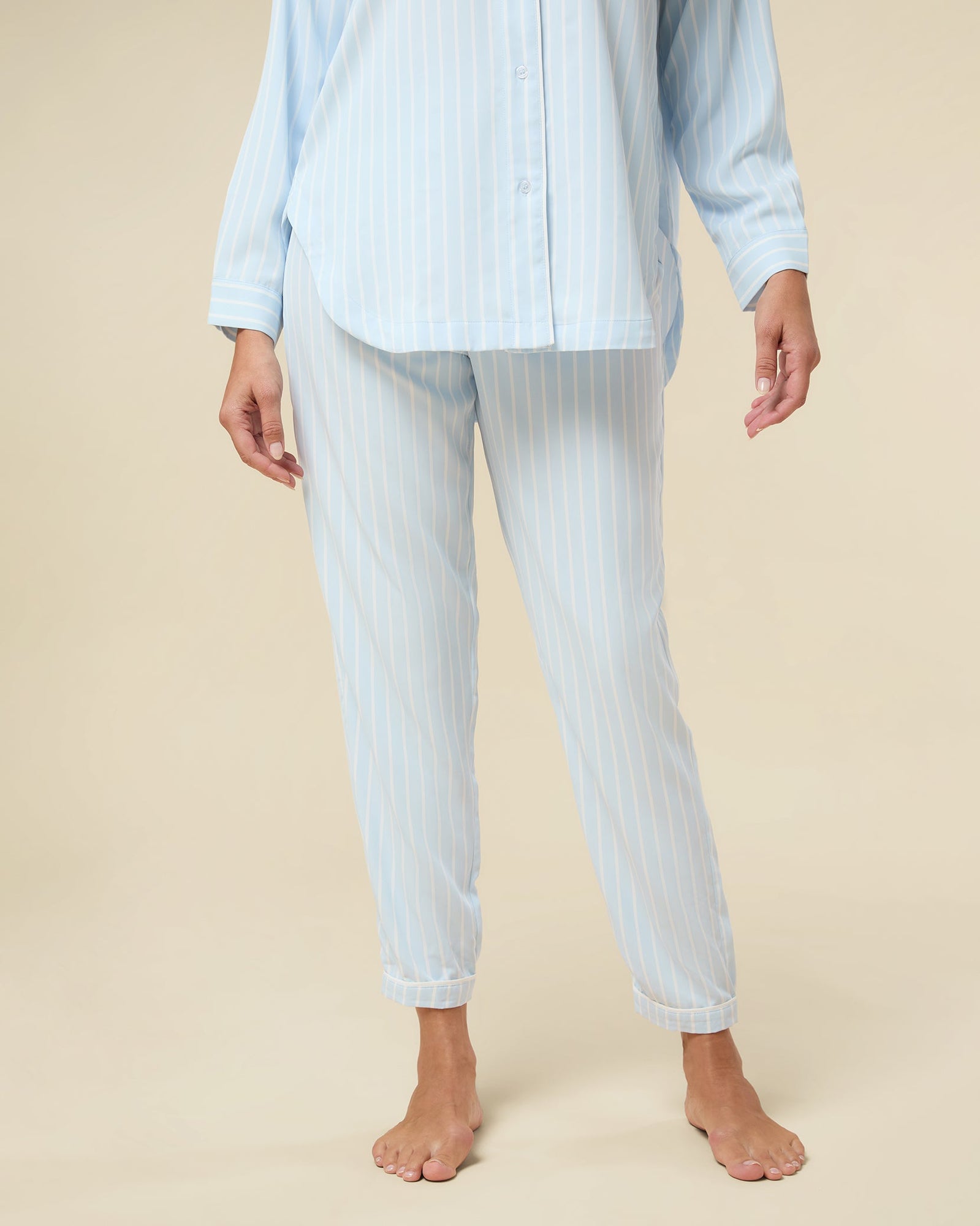 Stripe Blue/Ivory