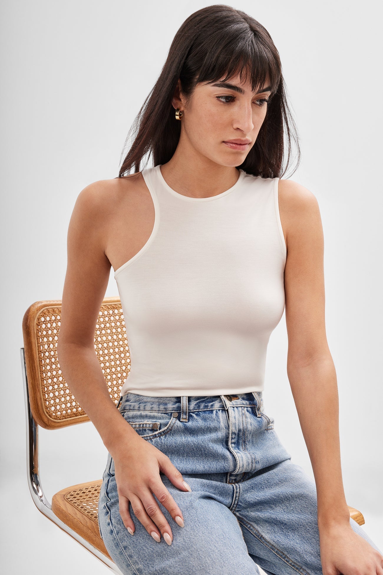 Daya Sleeveless Top | Off White
