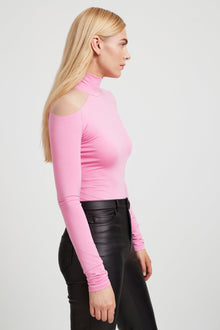 Aubrey Top | Orchid Pink and Beige