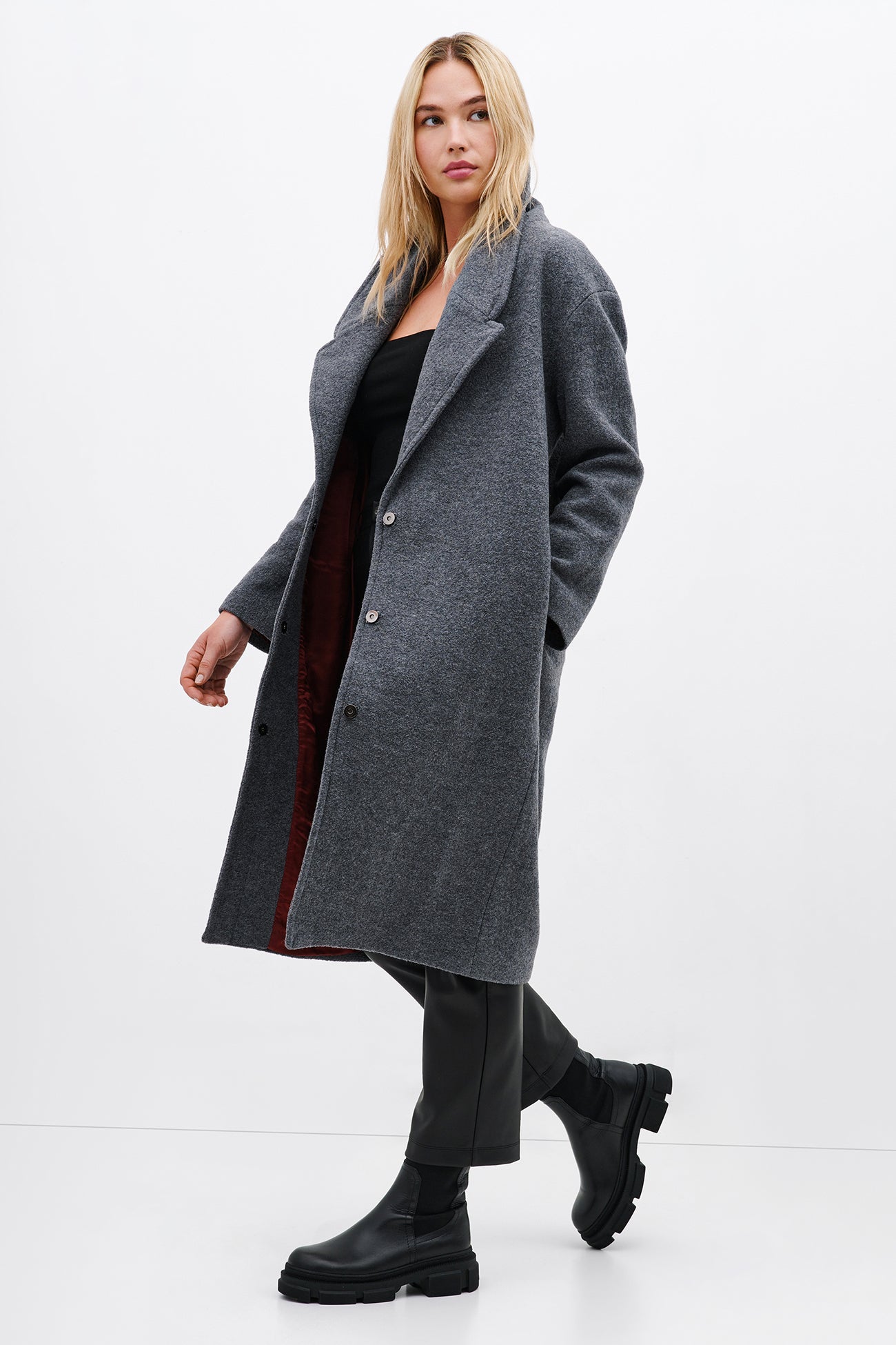Elizabeth Coat | Medium Grey