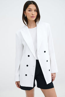 Linden Blazer | White