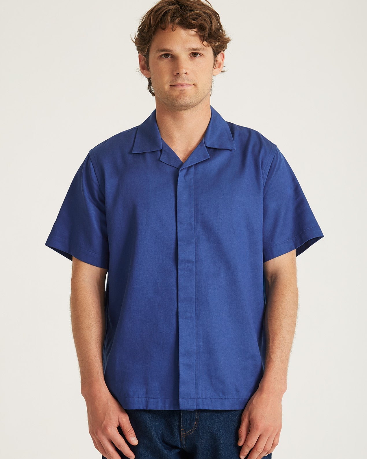 Limoges | York Camp Collar Short Sleeve Shirt