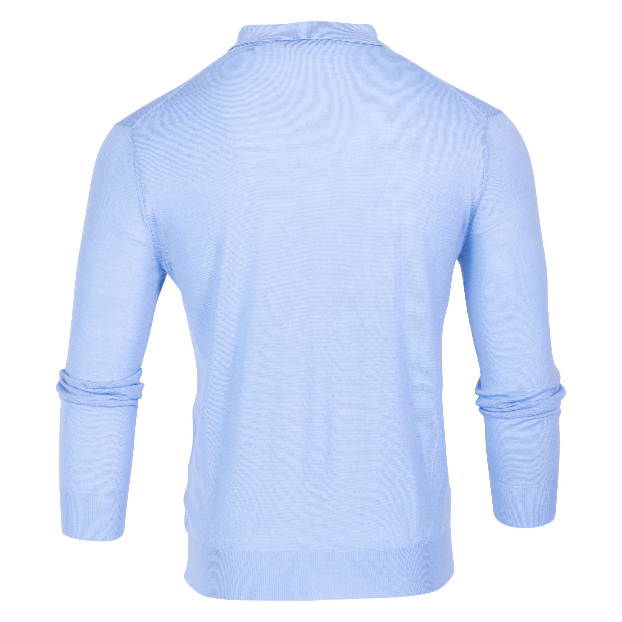 Men | Saratoga Sweater Long Sleeve Polo | Wolf Blue