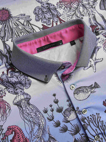 Men | Poison Coral Polo | Seahorse