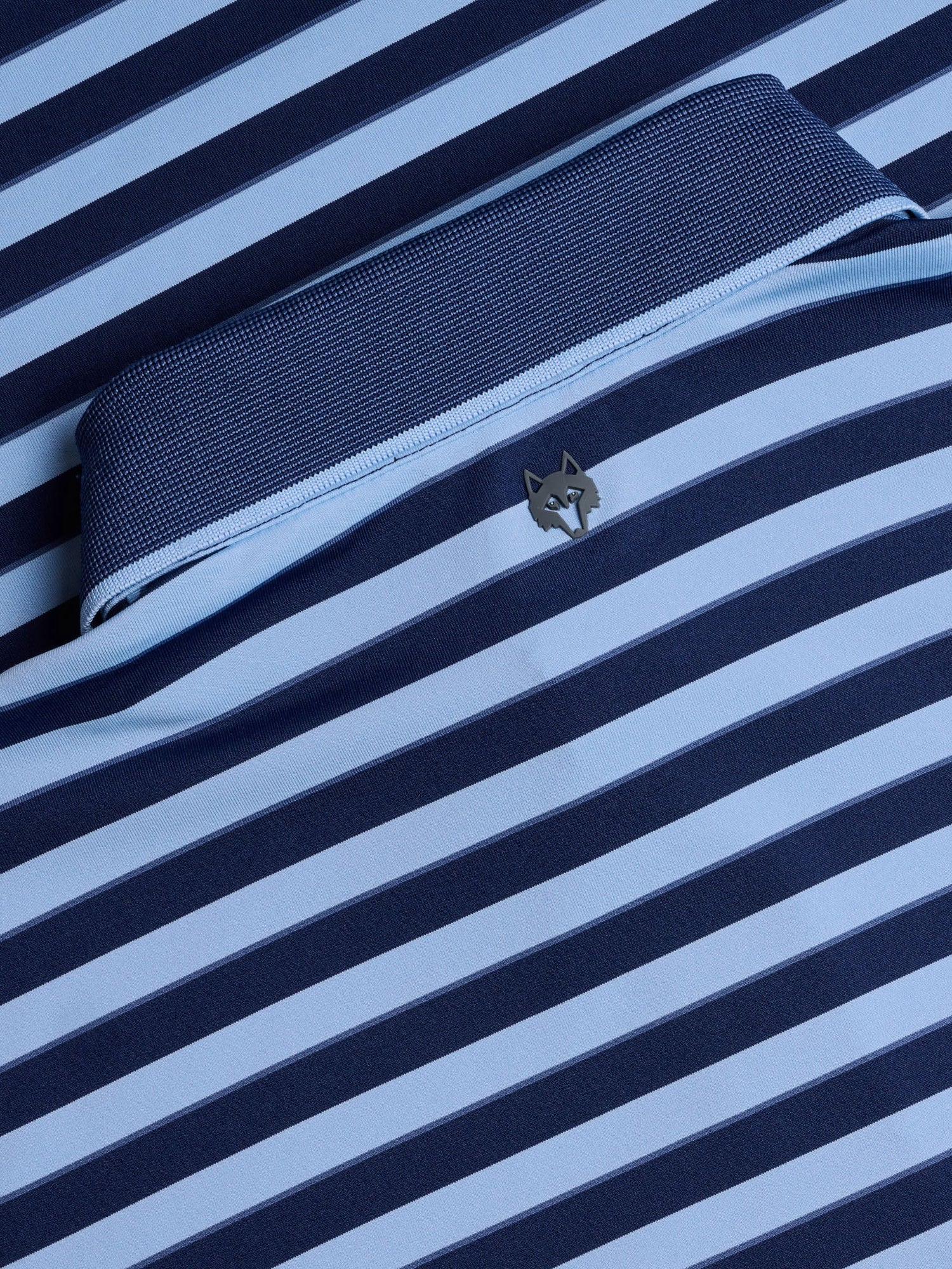 Men | Wolastoq Polo | Maltese Blue/Delphinium/Falcon