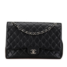 Chanel | Pre-Owned Maxi Classic Caviar Single Flap | Black