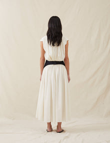 Womens | The Soft Gathered Dress | Ivory
