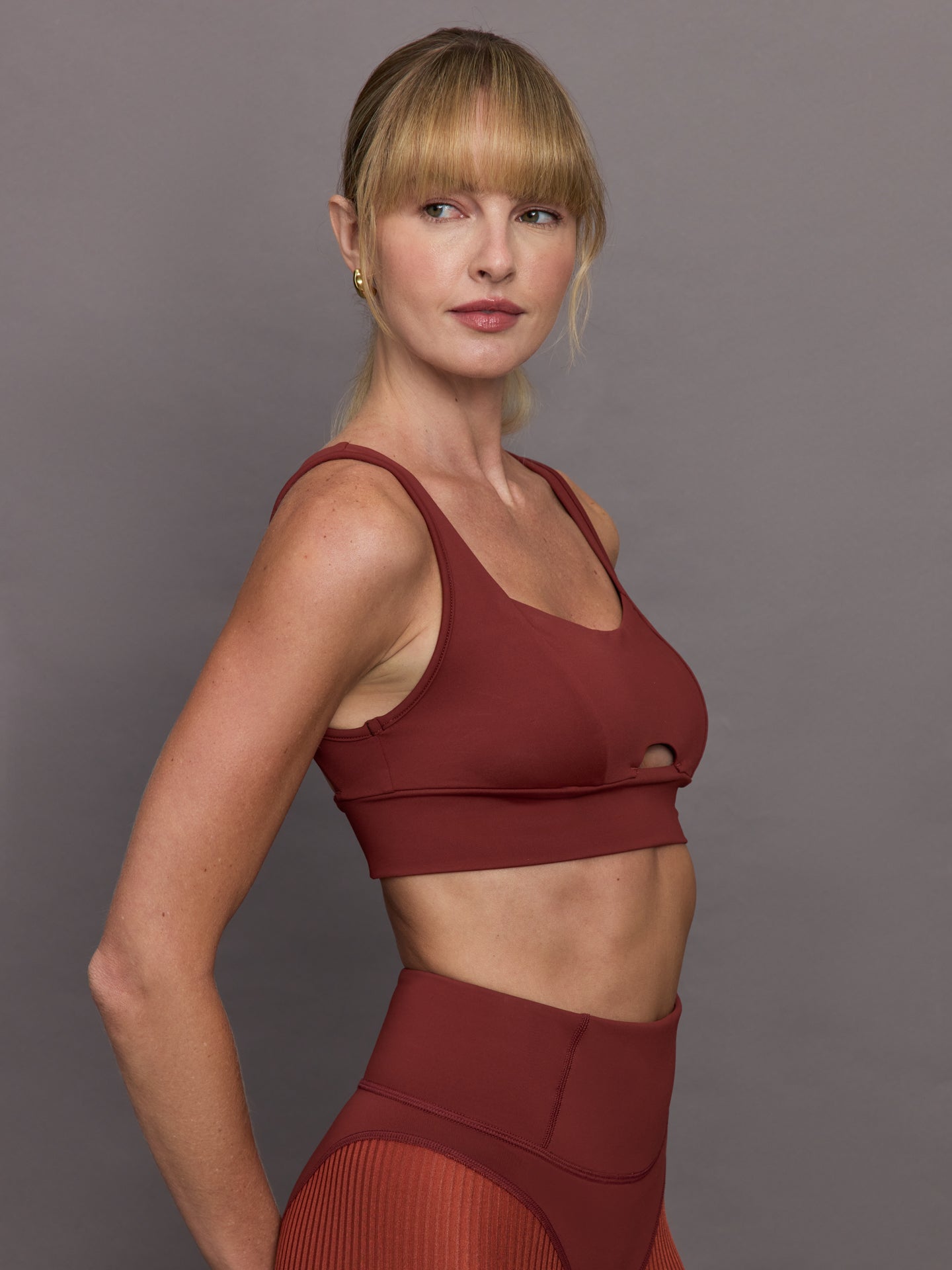 Verve Longline Bra | Terracotta