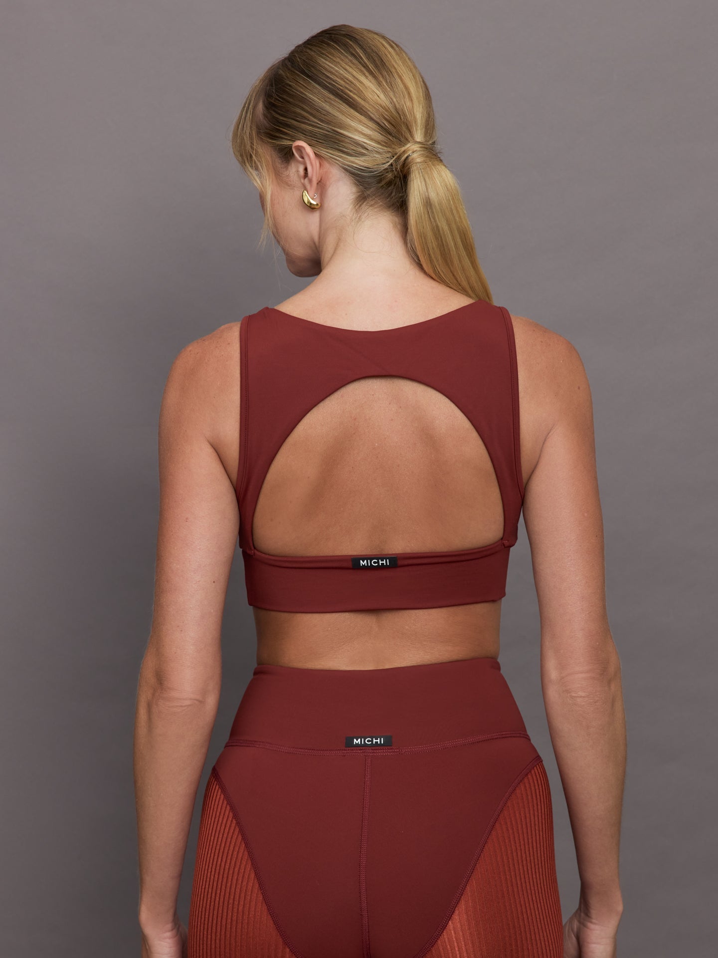 Verve Longline Bra | Terracotta