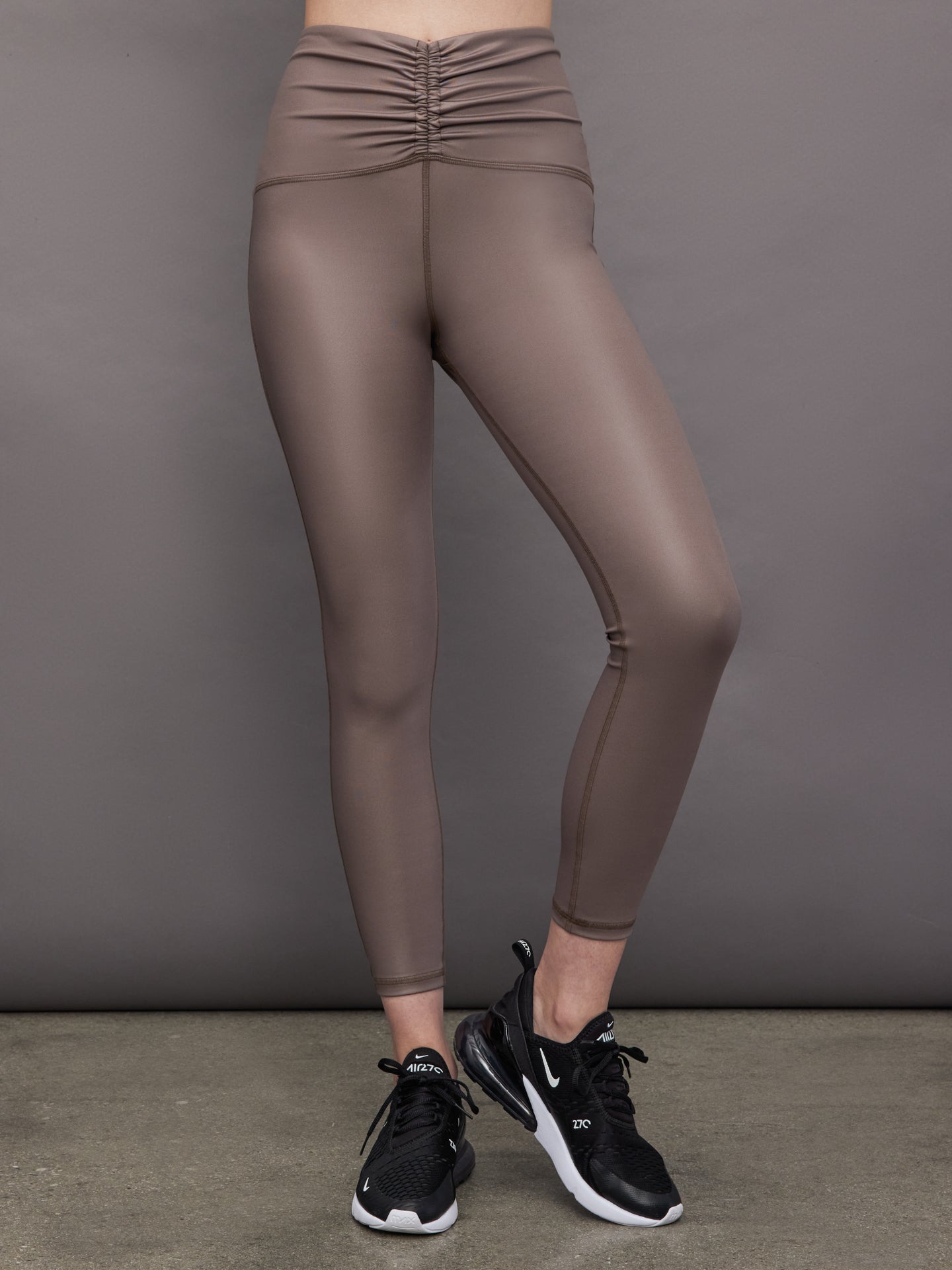Palma Gloss Legging | Bronzed Pewter