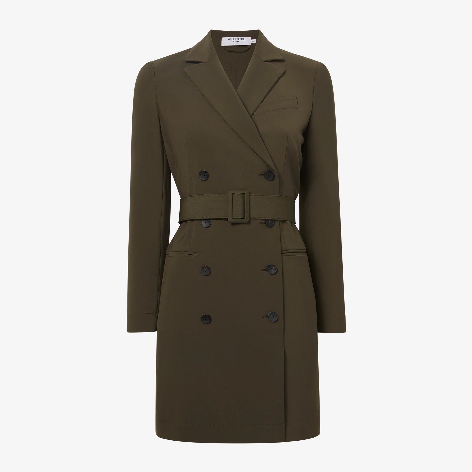 still image of the gwynne dress in olive