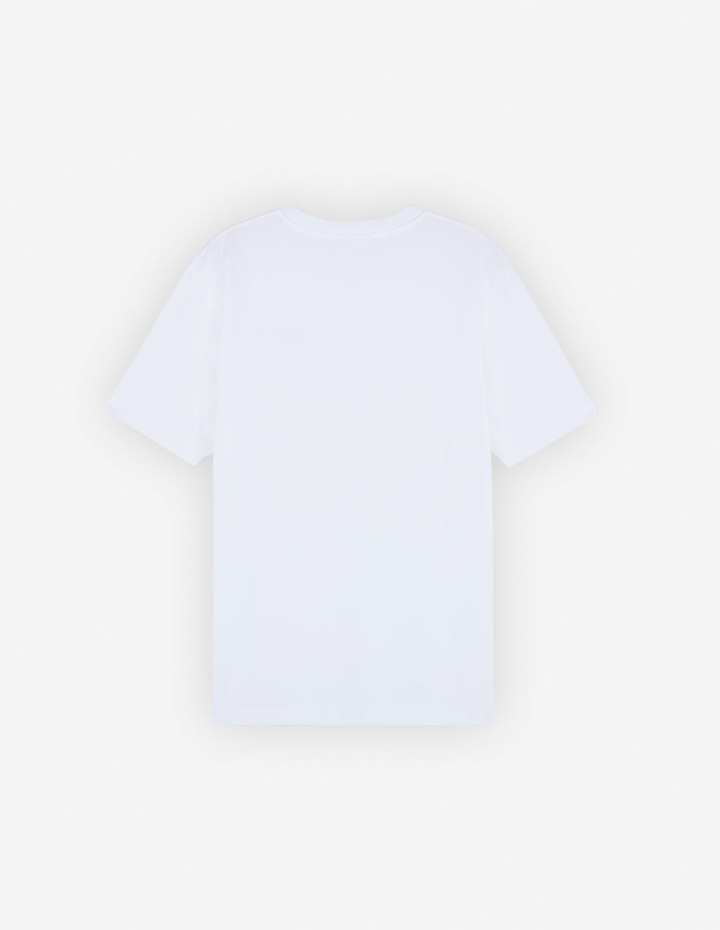 Mens | Maison Kitsune | Handwriting Short-Sleeve Comfort Cotton Tee-Shirt | White/Black