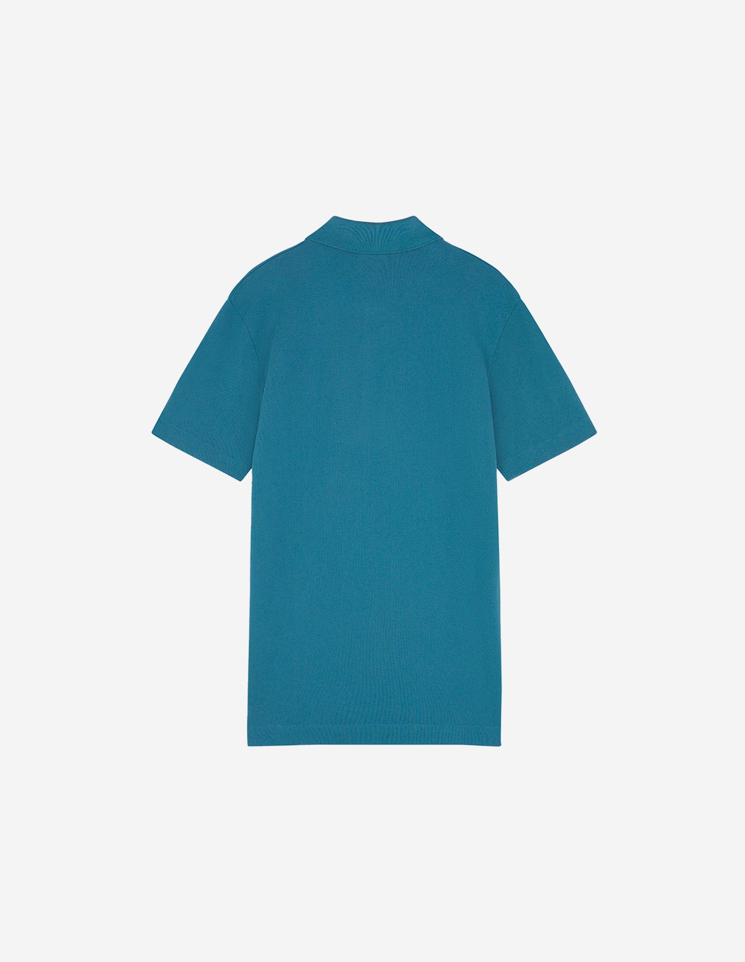 Mens | Bold Fox Head Patch Comfort Polo | Lake Blue