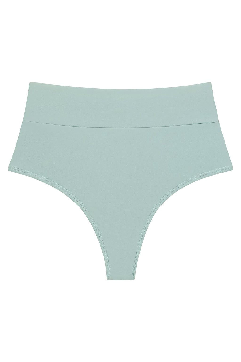 Full Coverage High Rise Bikini Bottom | Powder Blue