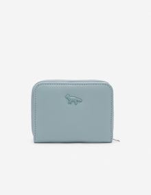 Womens | Cloud Zipped Leather Wallet | Placid