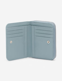 Womens | Cloud Zipped Leather Wallet | Placid