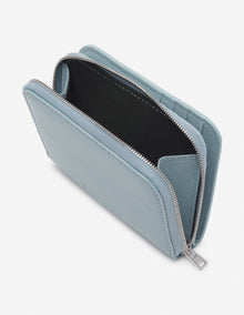 Womens | Cloud Zipped Leather Wallet | Placid