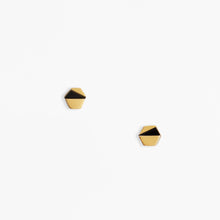 Decimal Earrings | 18K Gold Plated | Onyx