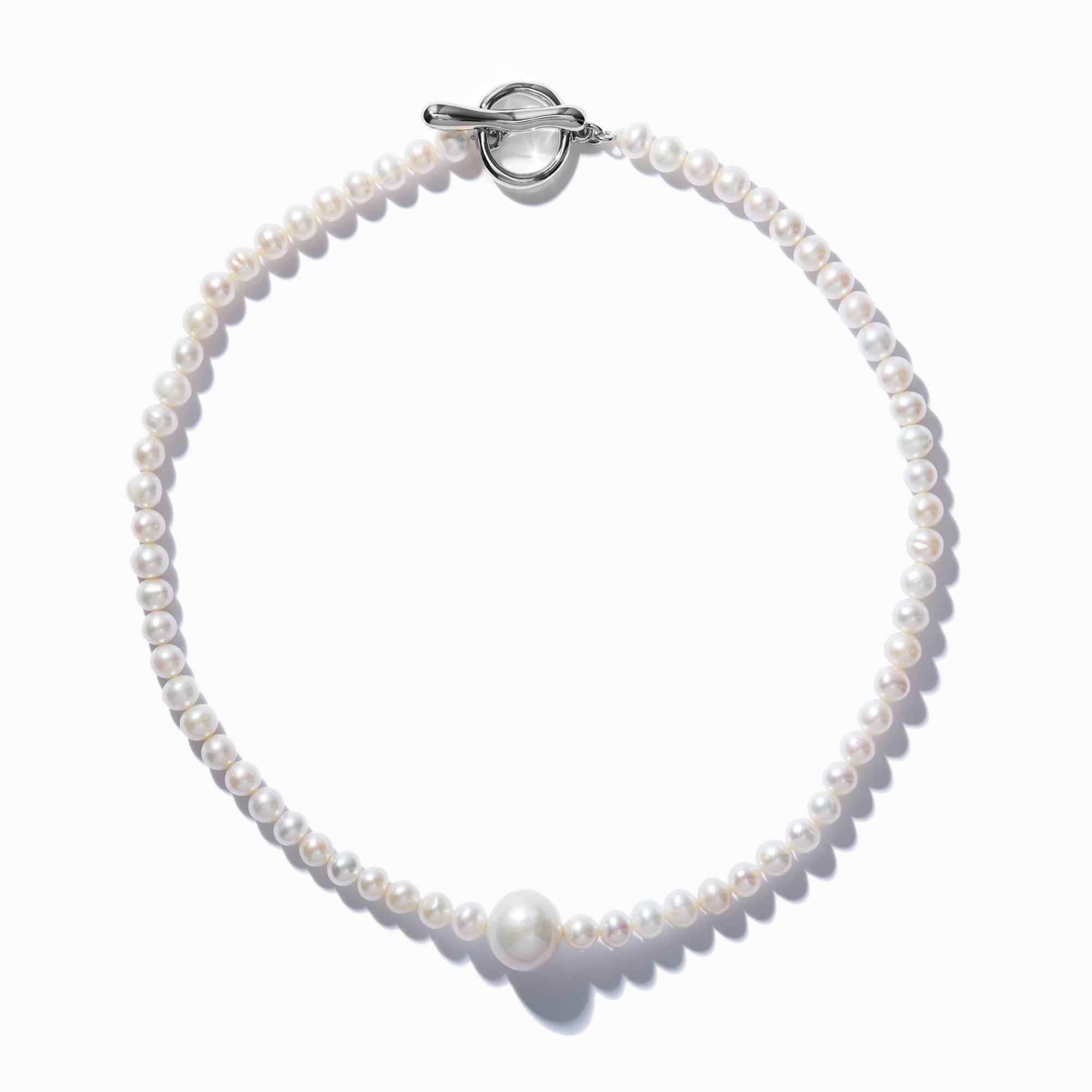 Shinju Necklace | Sterling Silver | Freshwater Pearls