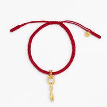 Snake Bracelet | 18K Gold Plated | Red String