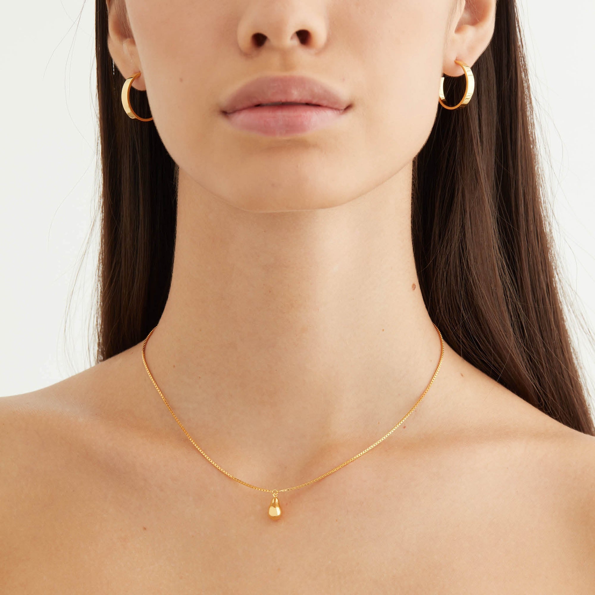 Pear Pendant | Sterling Silver