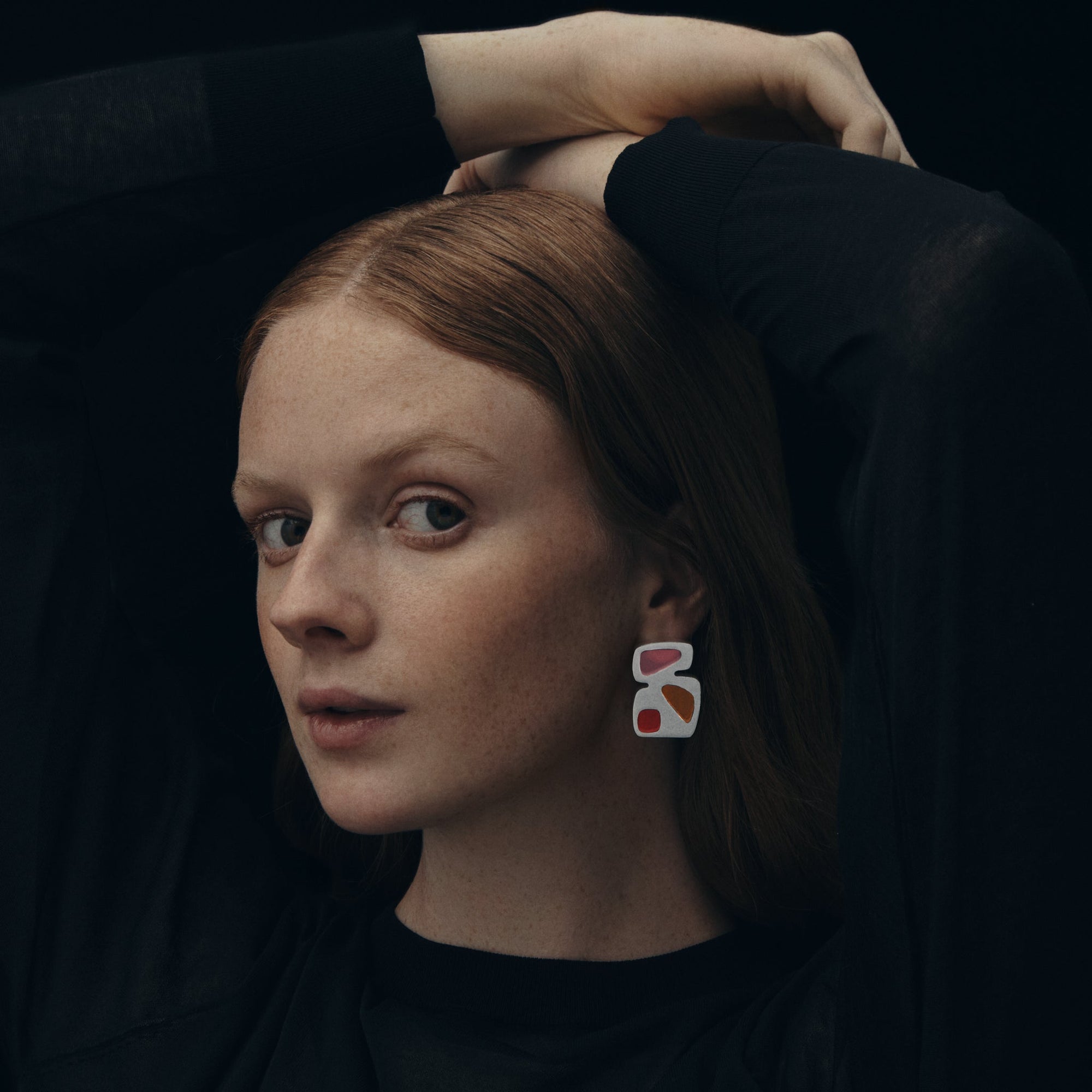 Vitral Earrings | Silver | Multicolor
