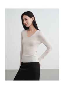 Machine Washable Wool Seamless Base Layer Top | Beige