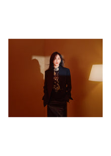 Mandarin Collar Jacket | Black