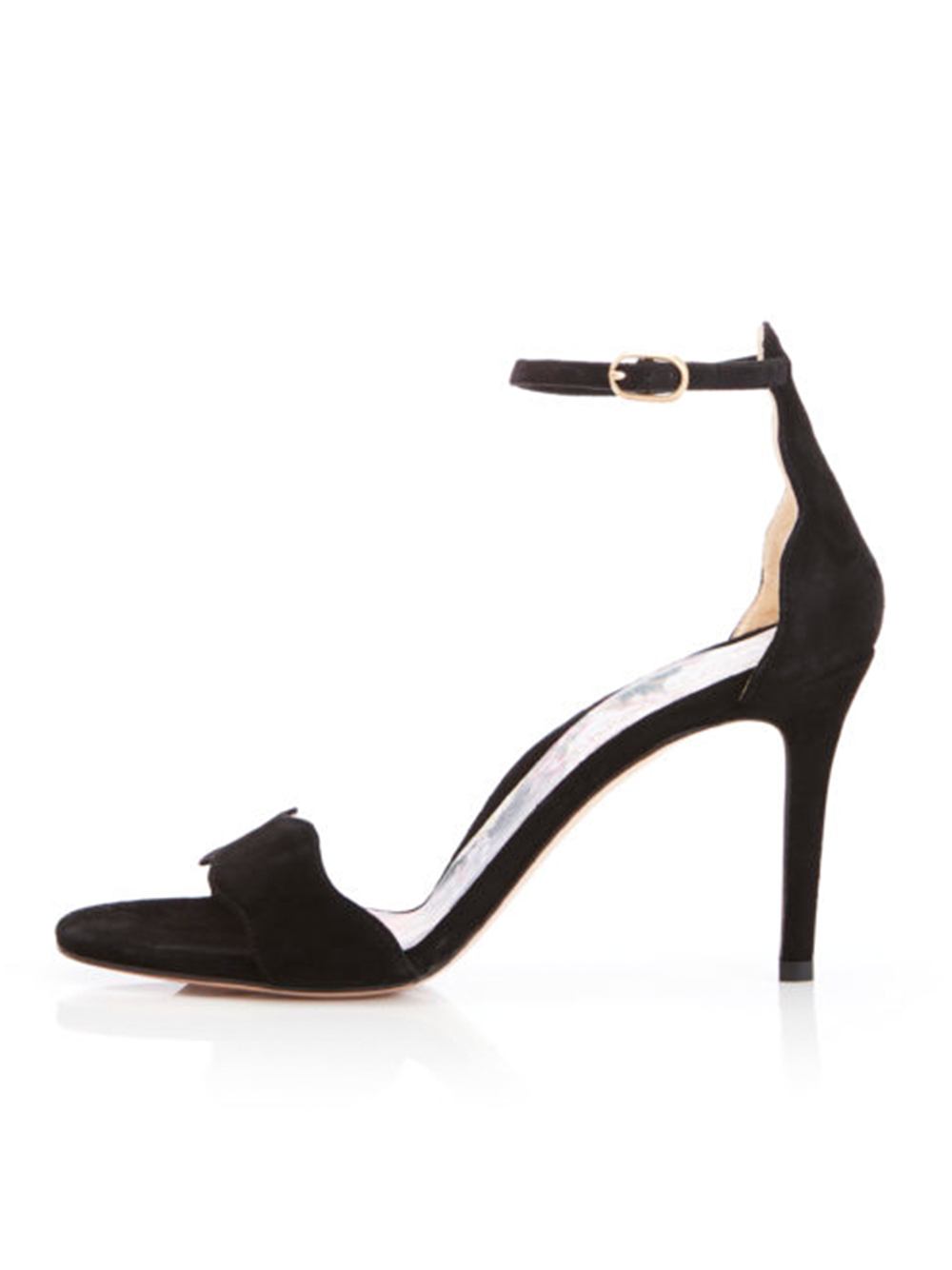 MARION PARKE Fiona Ankle Strap 85mm Stiletto Sandal - Sherri's Archive | Black _ Marion Parke