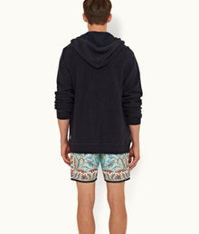 Mathers Zip-Thru Hooded Sweatshirt | Dark Nocturnal Navy