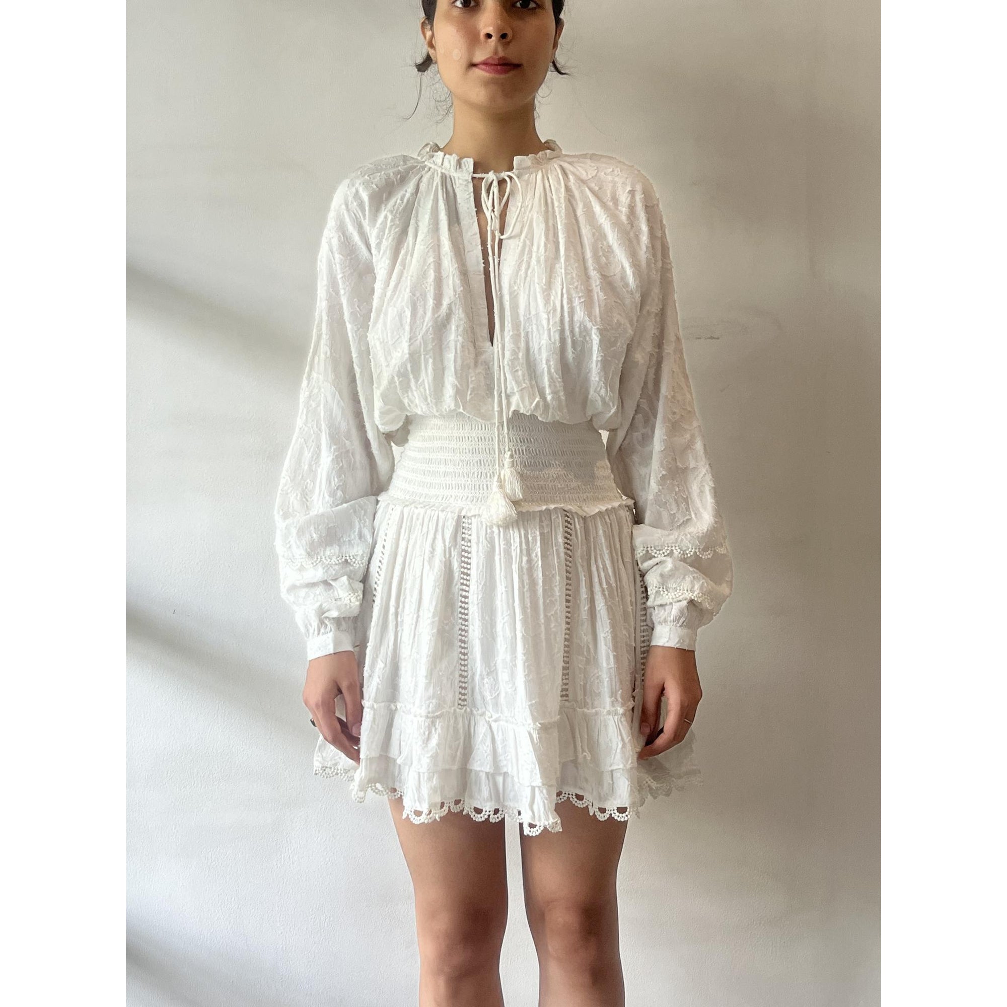 Mavi White Short Dress