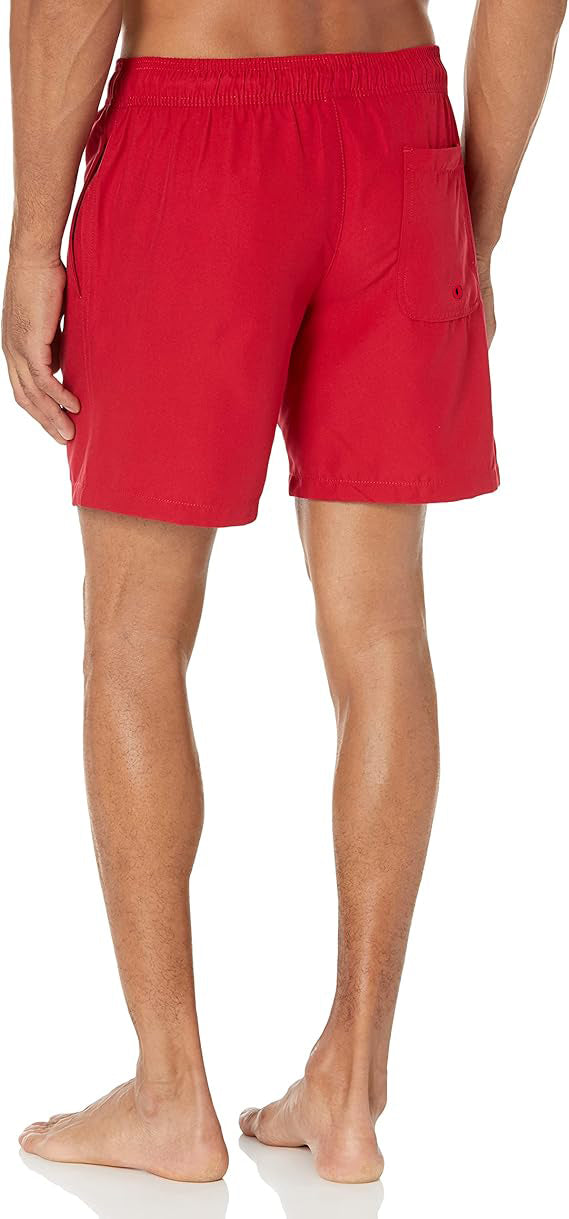 Men | Swim Trunk | Maraschino Red