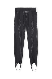 Mesh Intimates Full Length Leggings | Black