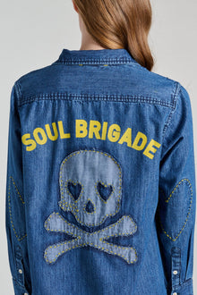 Kerri Rosenthal | Mia Soul Brigade Denim Shirt | Denim