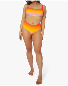 Mid-Rise Gradient Bikini Bottom | Baby Pink