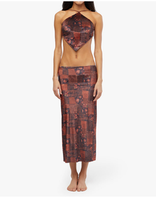 Midi Skirt | Saddle