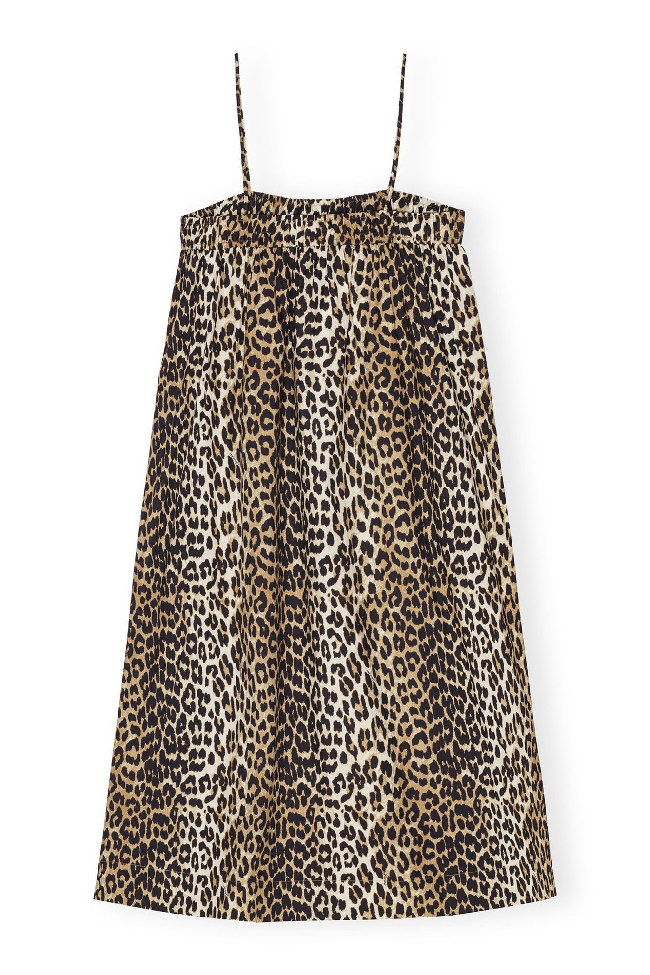 Midi Strap Dress | Leopard