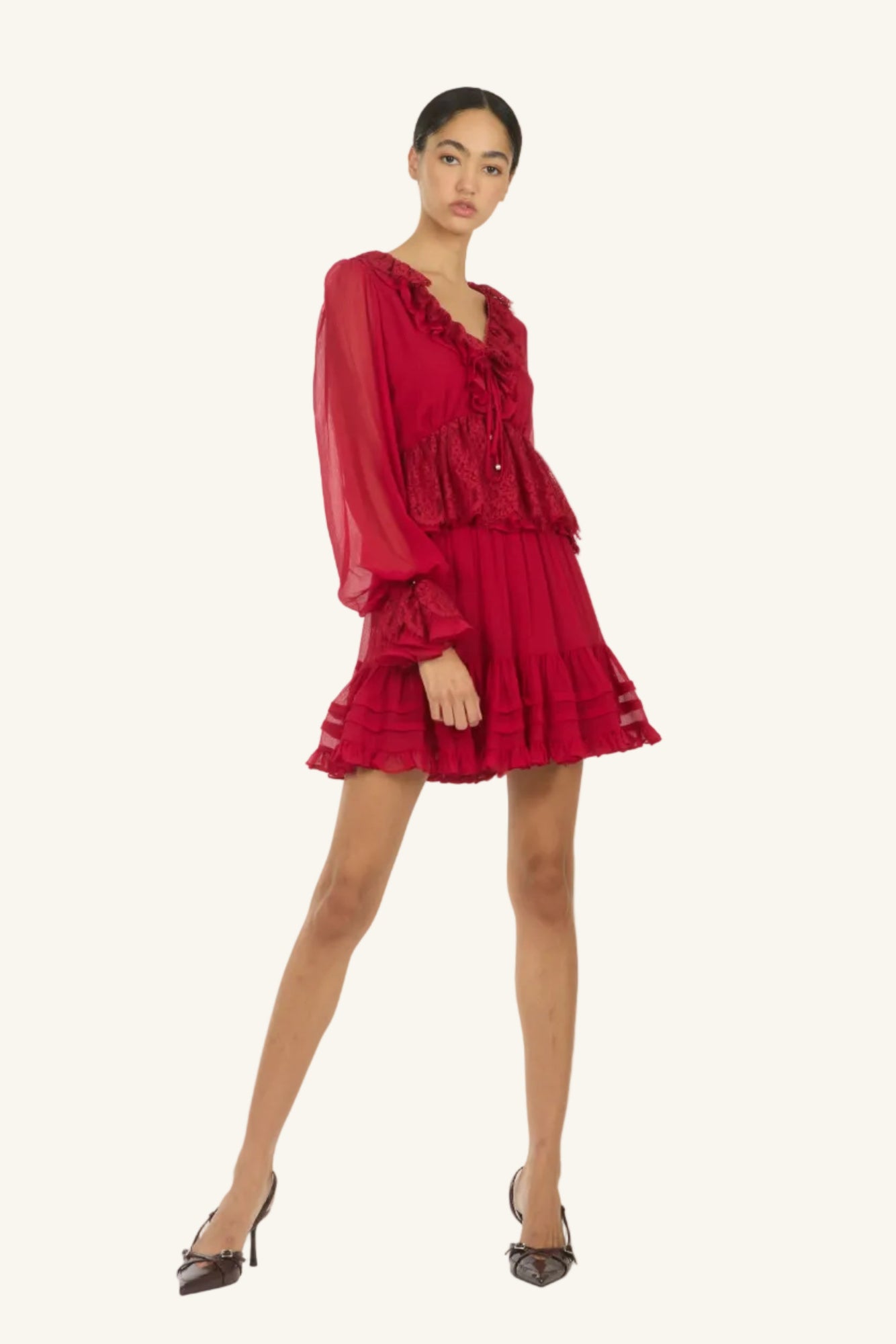 Milana Top | Lipstick Red