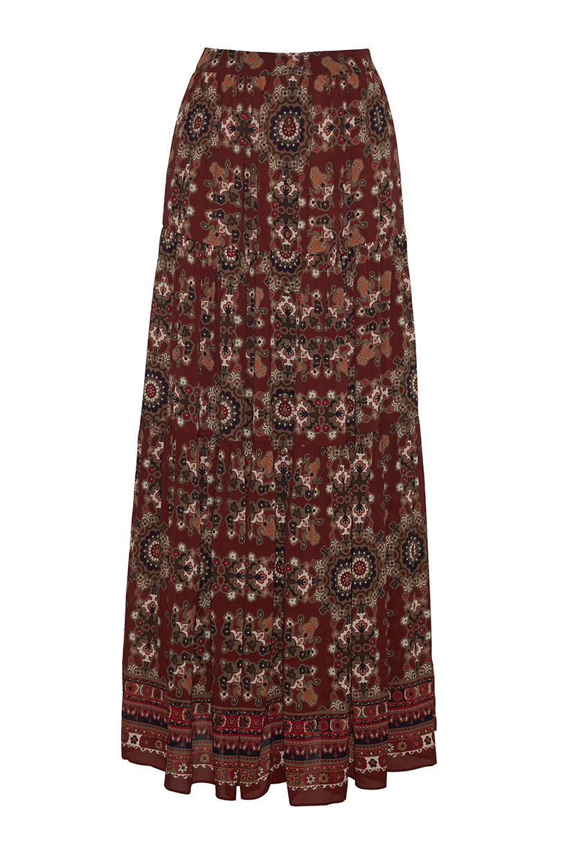 Milu Skirt | Red Rita Tile