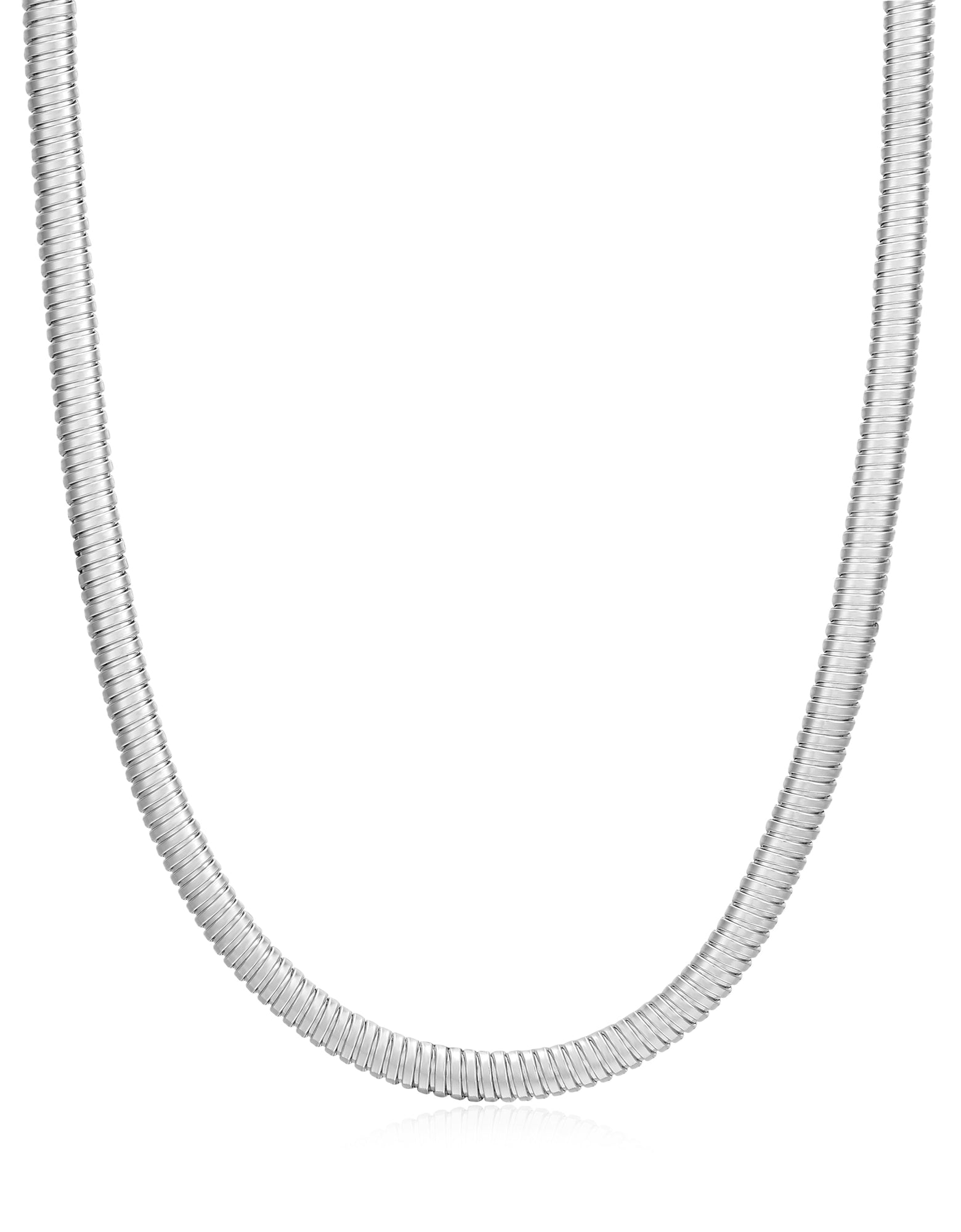 Mini Flex Snake Chain Necklace - Silver | Plated Silver