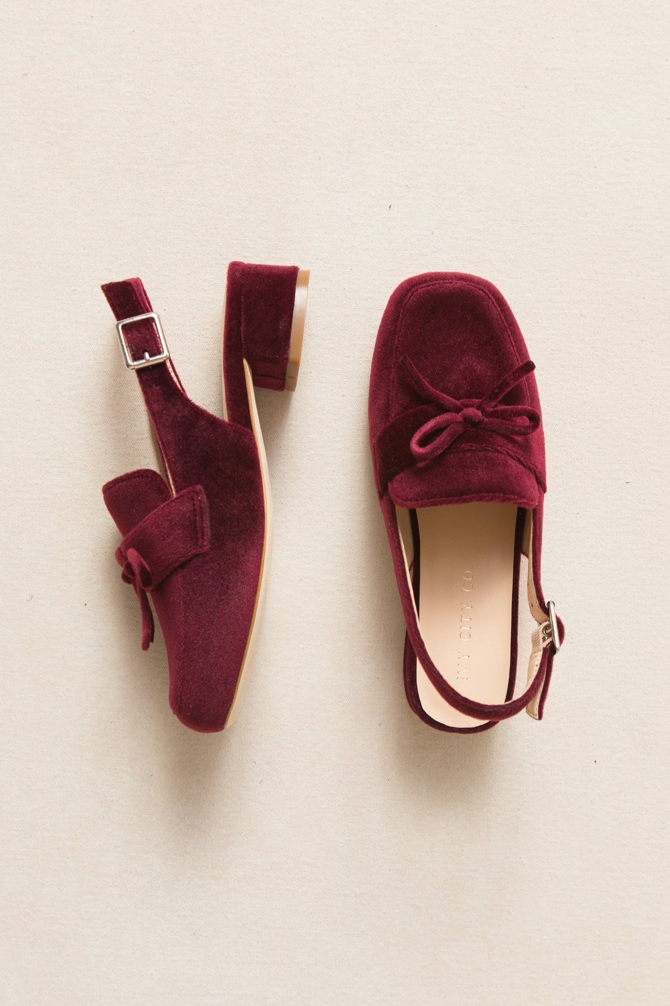 Girls | Mini Ivy Bow Loafer | Red