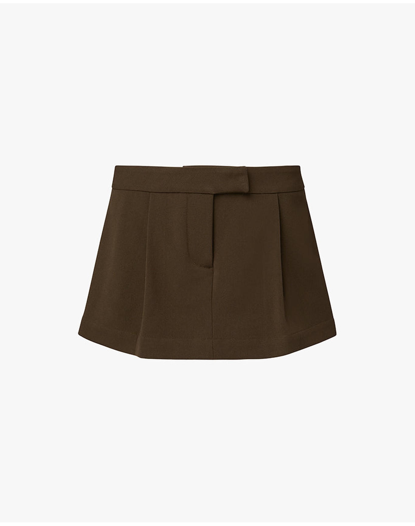 Mini Suiting Skort | Dark Green