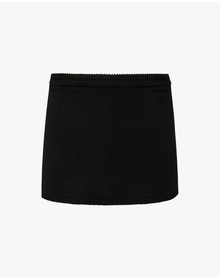 Mini Sweater Skort | Black