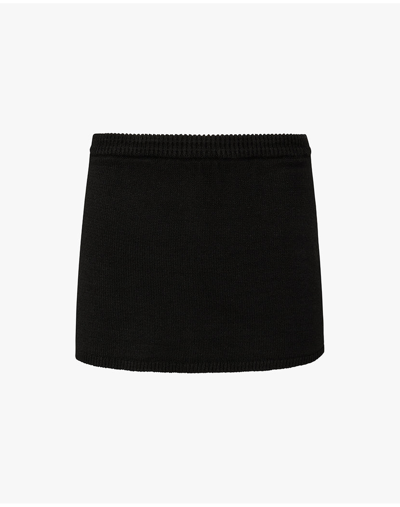 Mini Sweater Skort | Black
