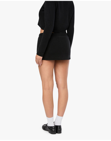 Mini Sweater Skort | Black