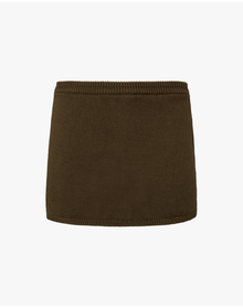 Mini Sweater Skort | Dark Green
