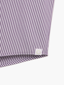 Mens | Aero Zero Dress Shirt | Burgundy Stripe